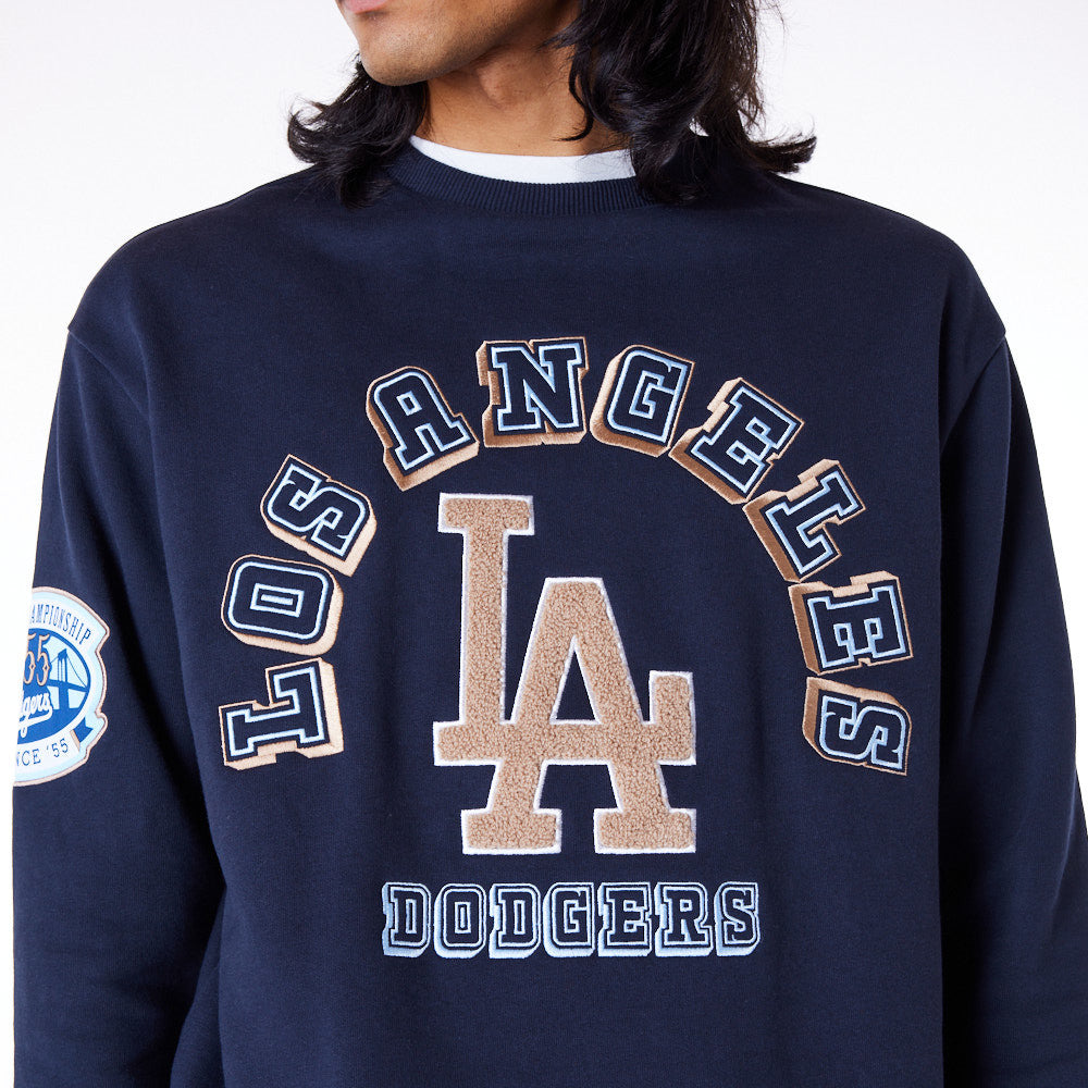 Los Angeles Dodgers World Series Oversized Navy Sweatshirt