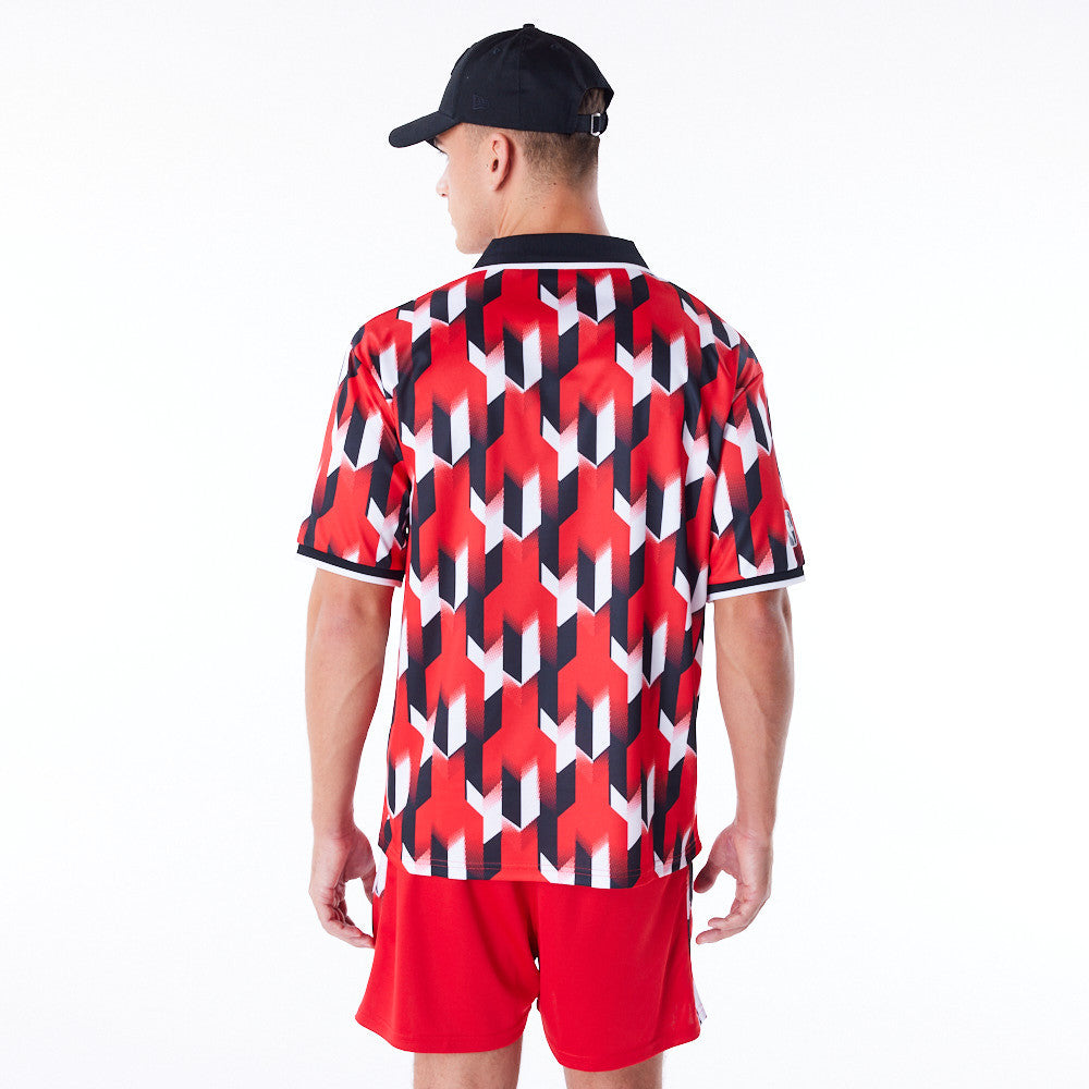 Chicago Bulls NBA Soccer Red Tee