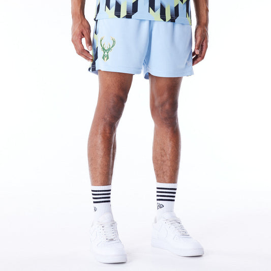 Milwaukee Bucks NBA Soccer Blue Shorts