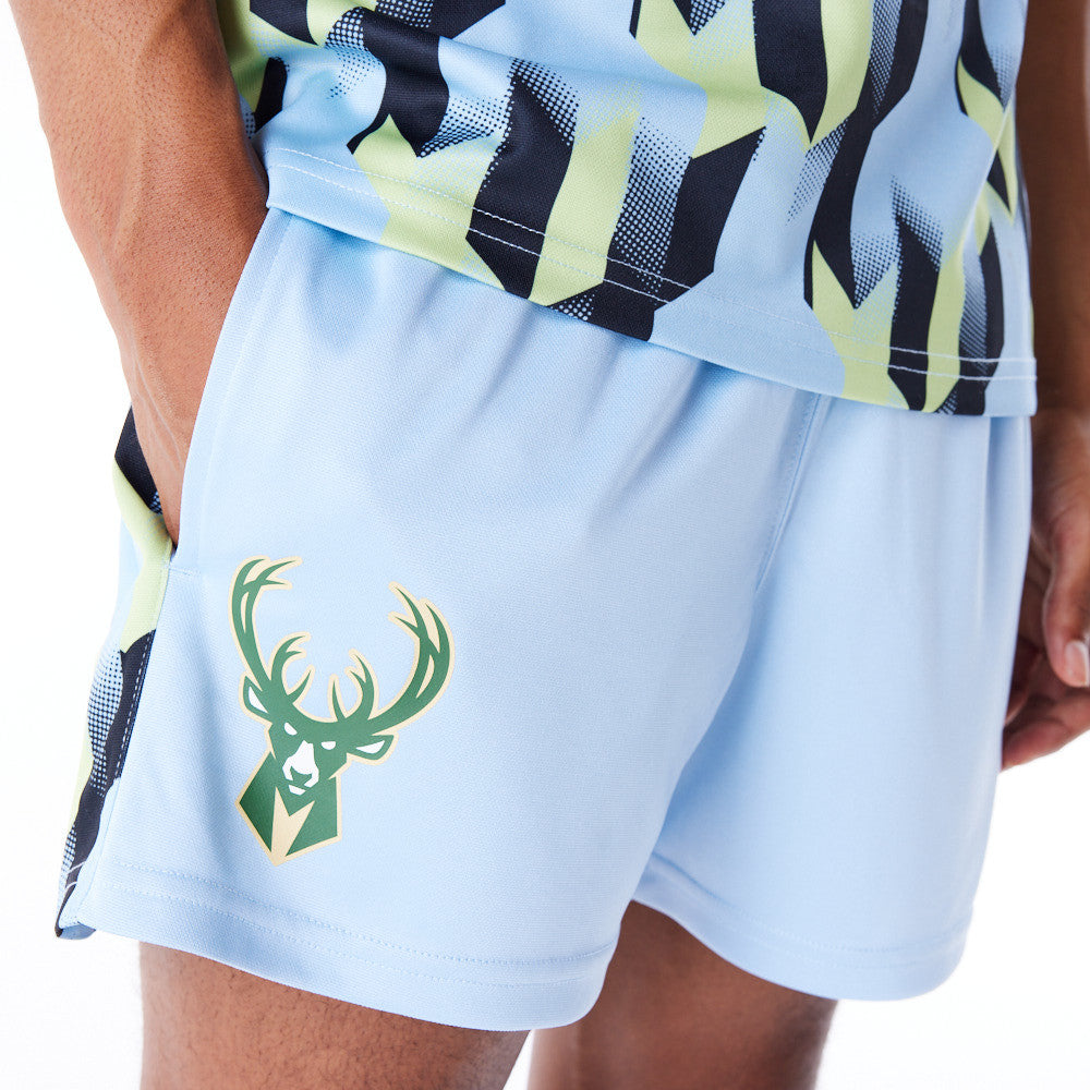 Milwaukee Bucks NBA Soccer Blue Shorts