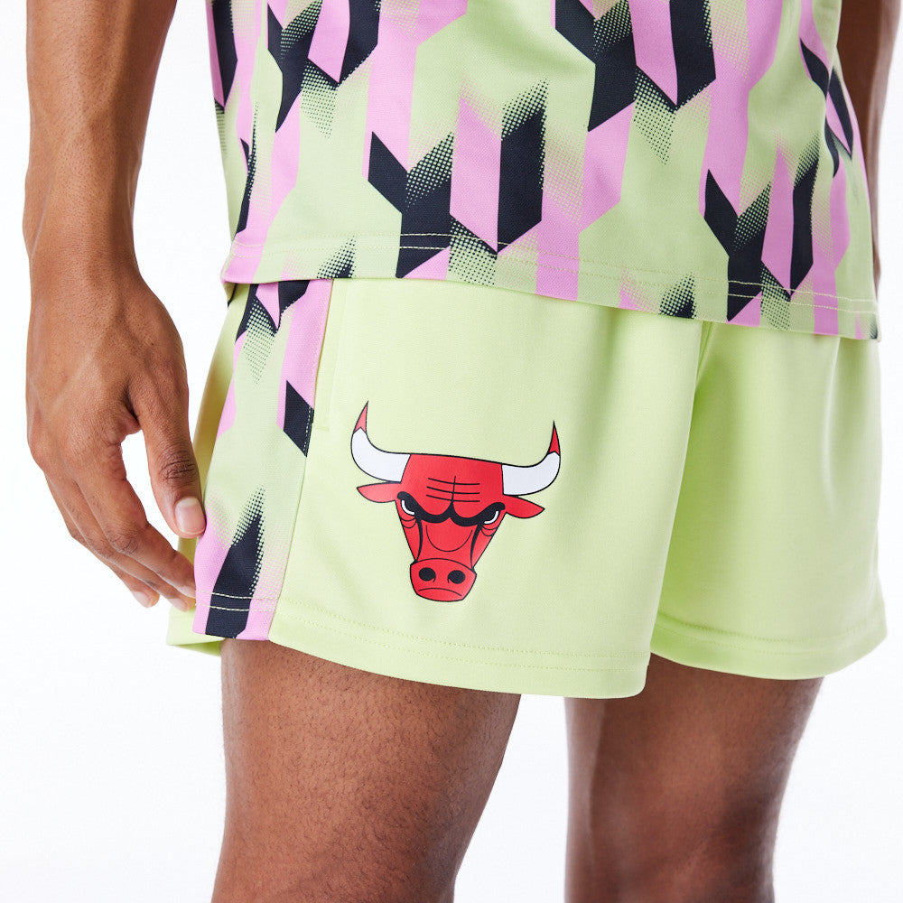 Chicago Bulls NBA Soccer Green Shorts