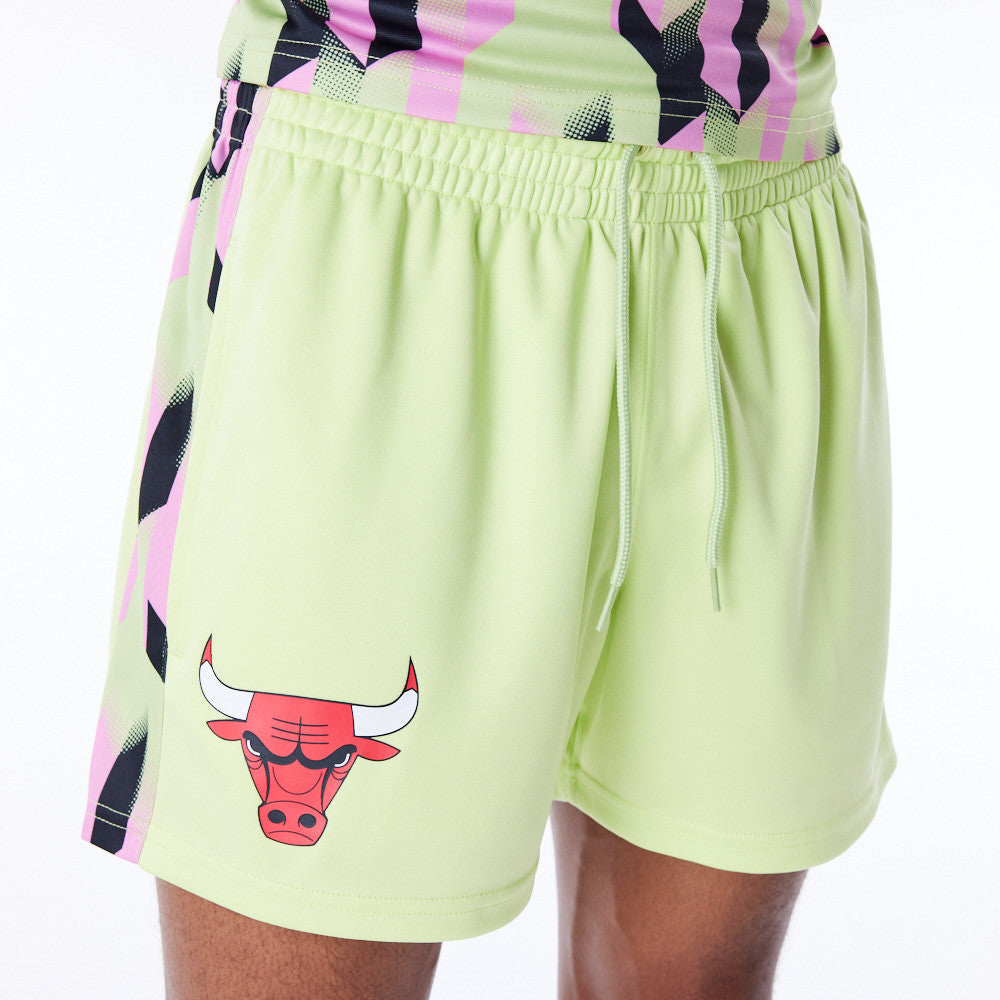 Chicago Bulls NBA Soccer Green Shorts