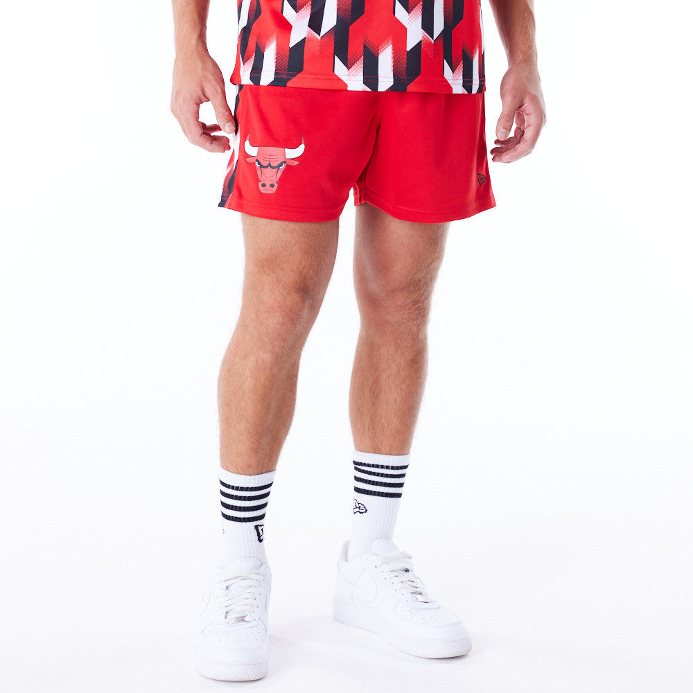 Chicago Bulls NBA Soccer Red Shorts