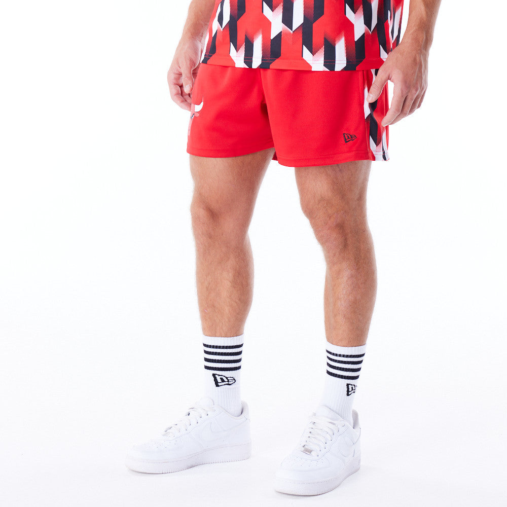 Chicago Bulls NBA Soccer Red Shorts