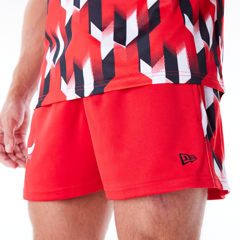 Chicago Bulls NBA Soccer Red Shorts