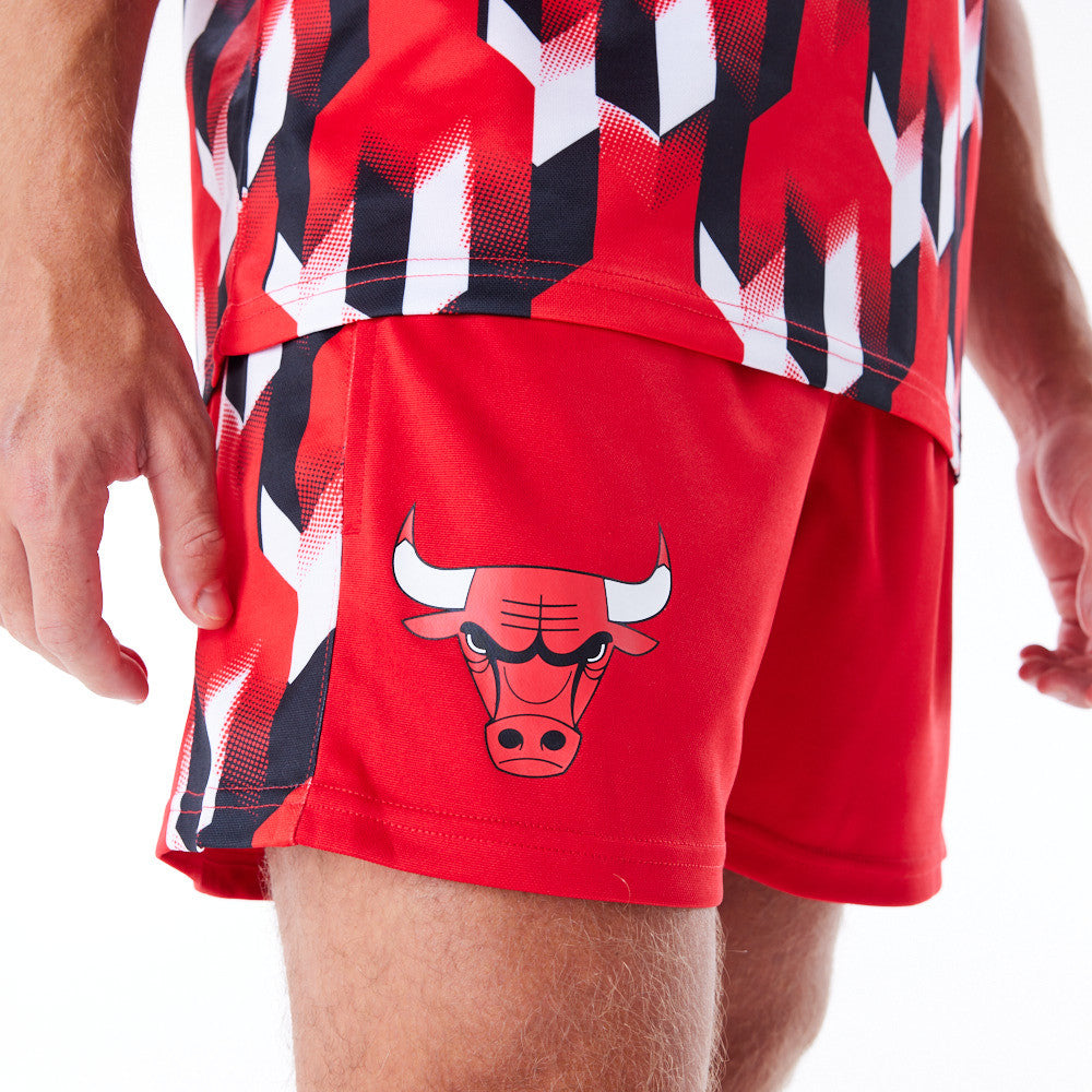 Chicago Bulls NBA Soccer Red Shorts