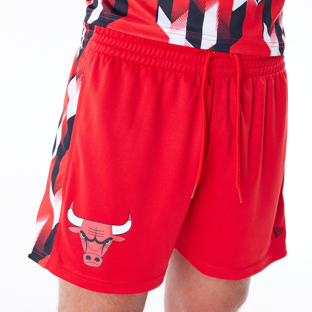 Chicago Bulls NBA Soccer Red Shorts