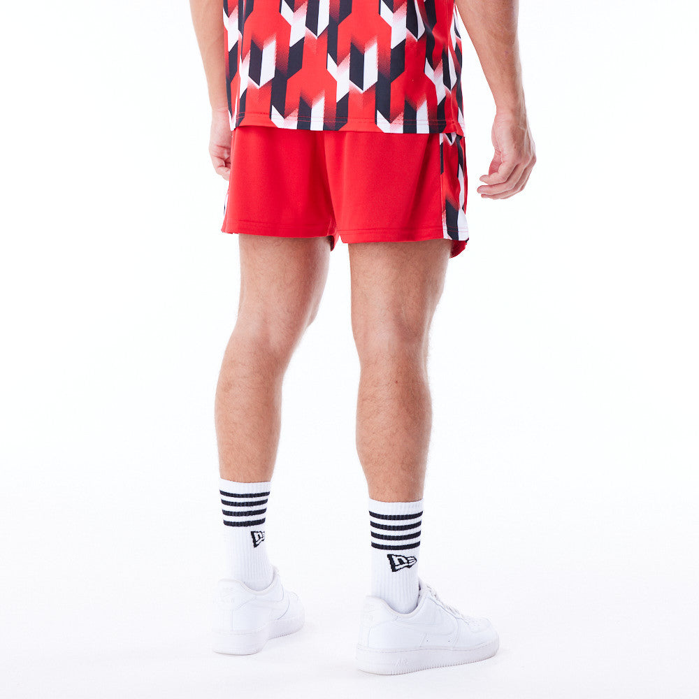 Chicago Bulls NBA Soccer Red Shorts