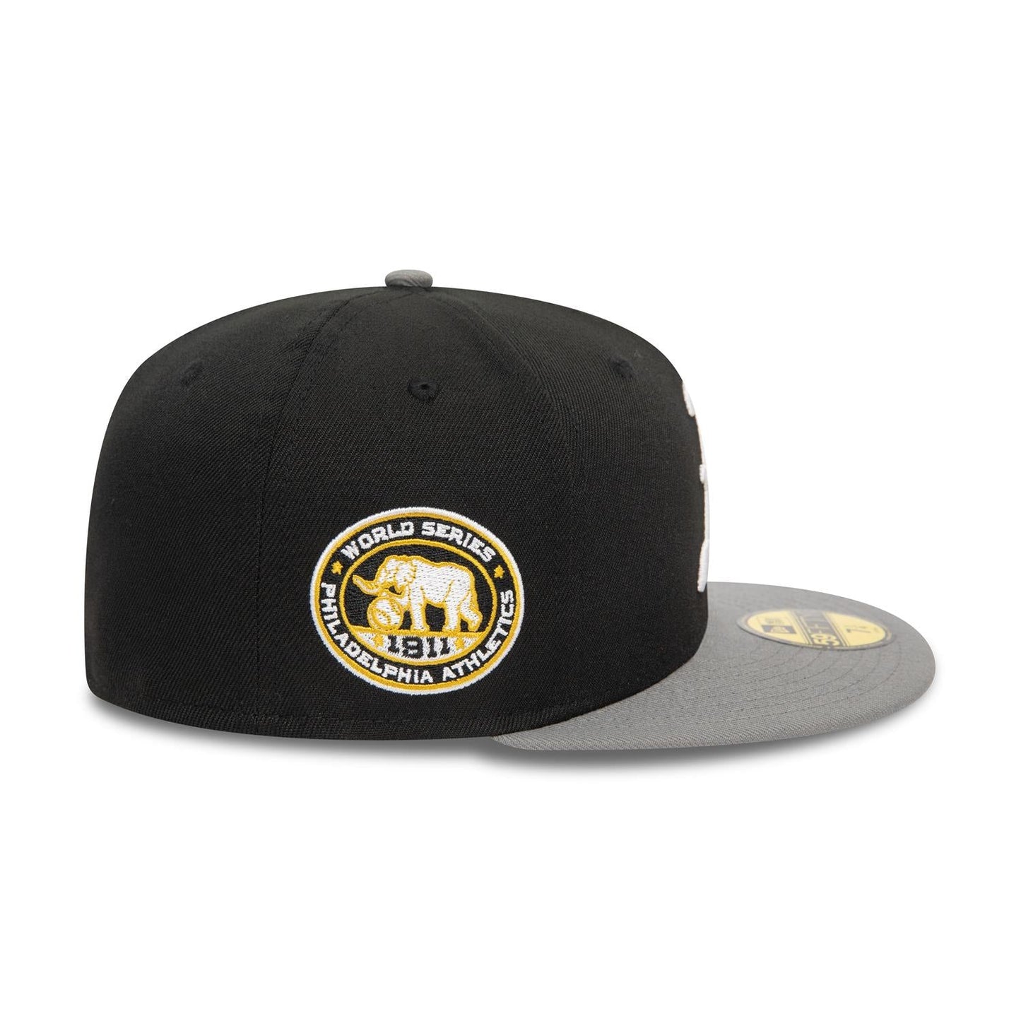 Oakland Athletics 59FIFTY MLB Contrast Pin Black Cap