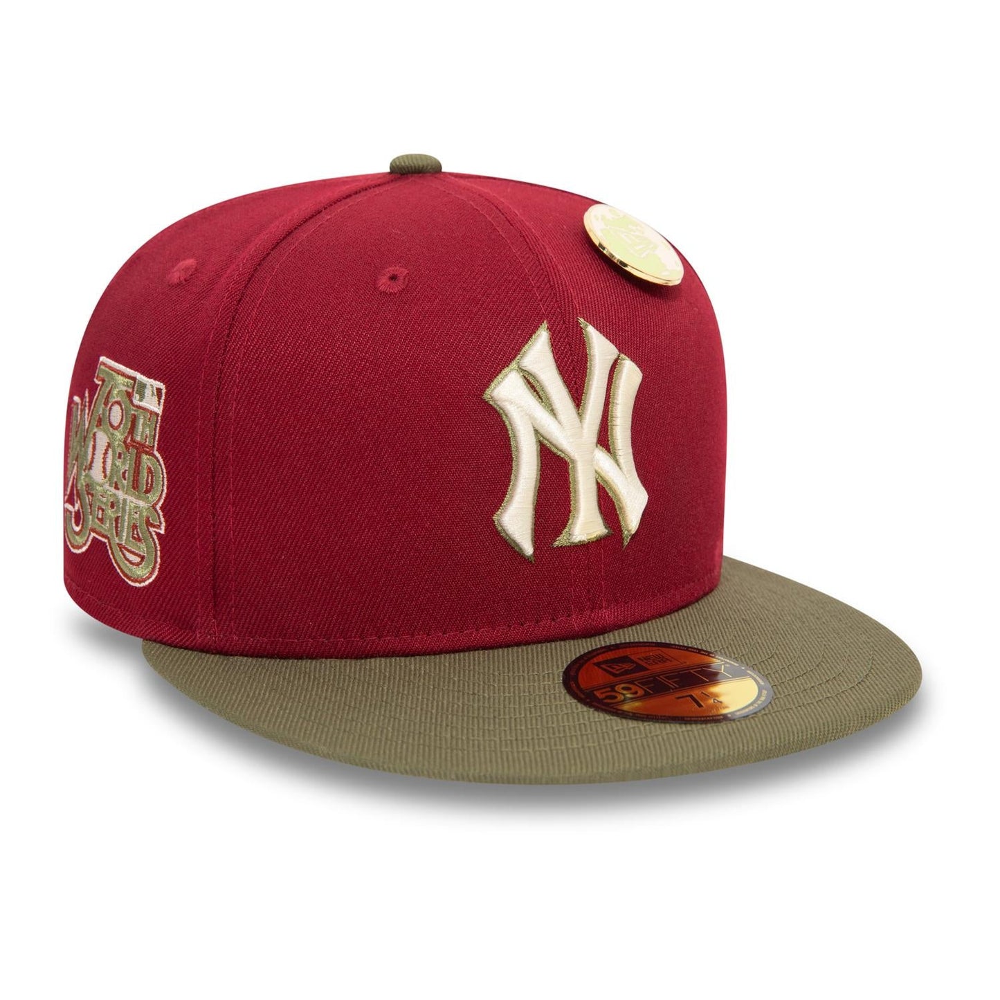 New York Yankees 59FIFTY MLB Contrast Pin Red Cap