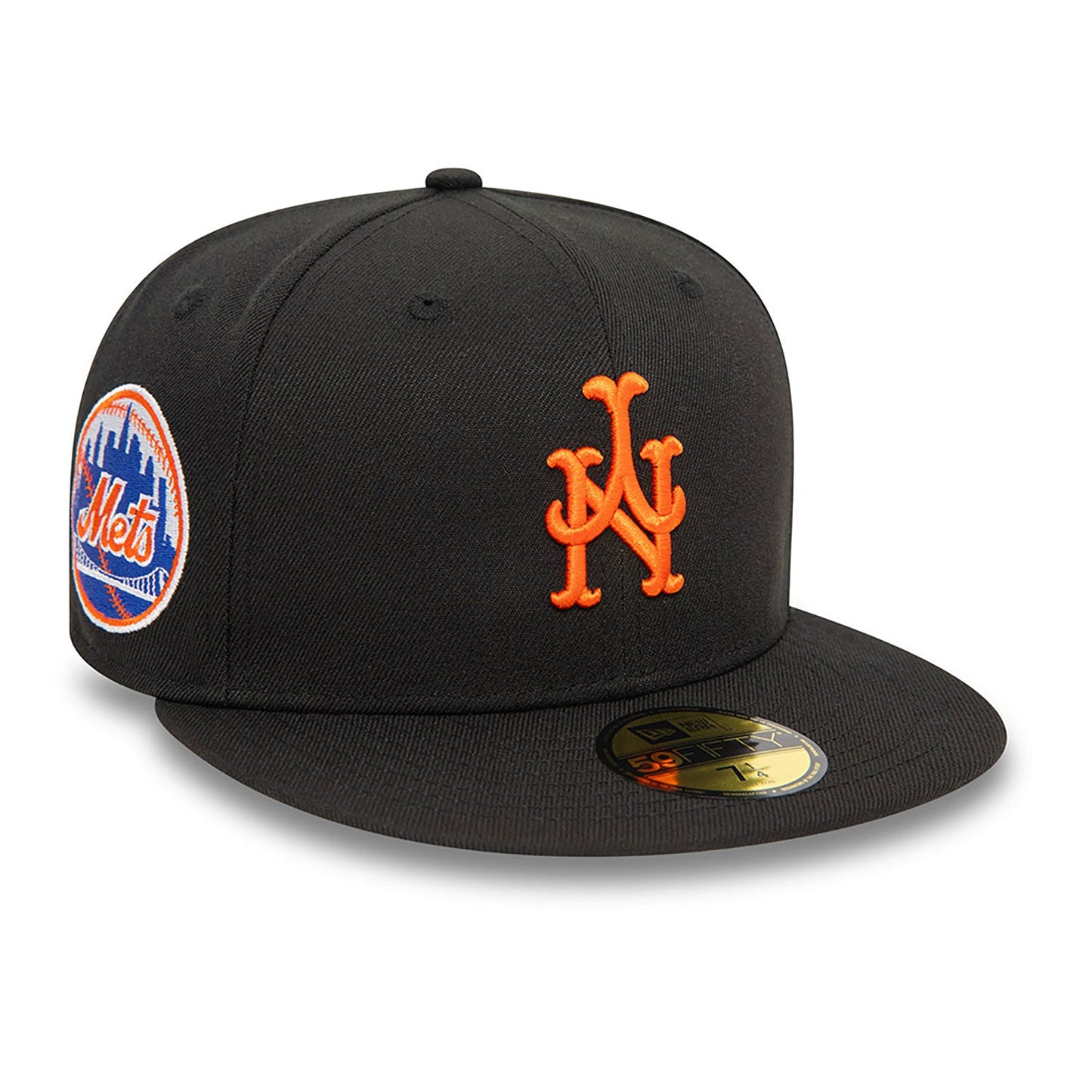 New York Mets 59FIFTY Upside Down Black Cap