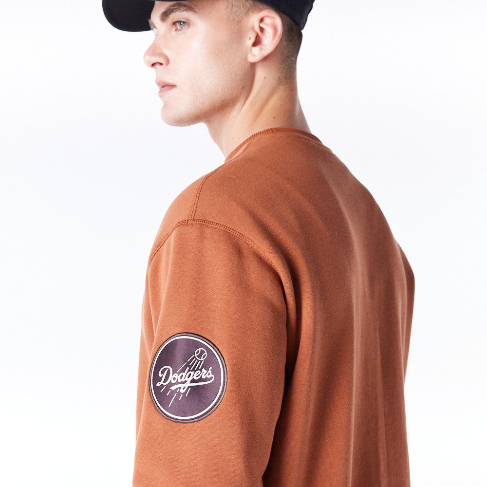 Los Angeles Dodgers MLB Tartan Infill Brown Crew