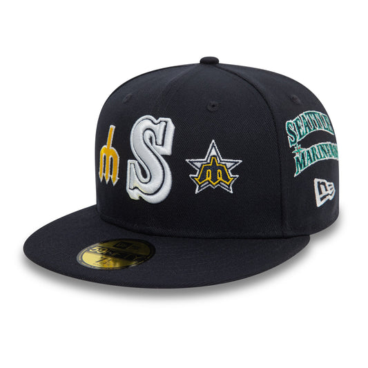 Seattle Mariners 59FIFTY MLB Cooperstown Patch Navy Cap
