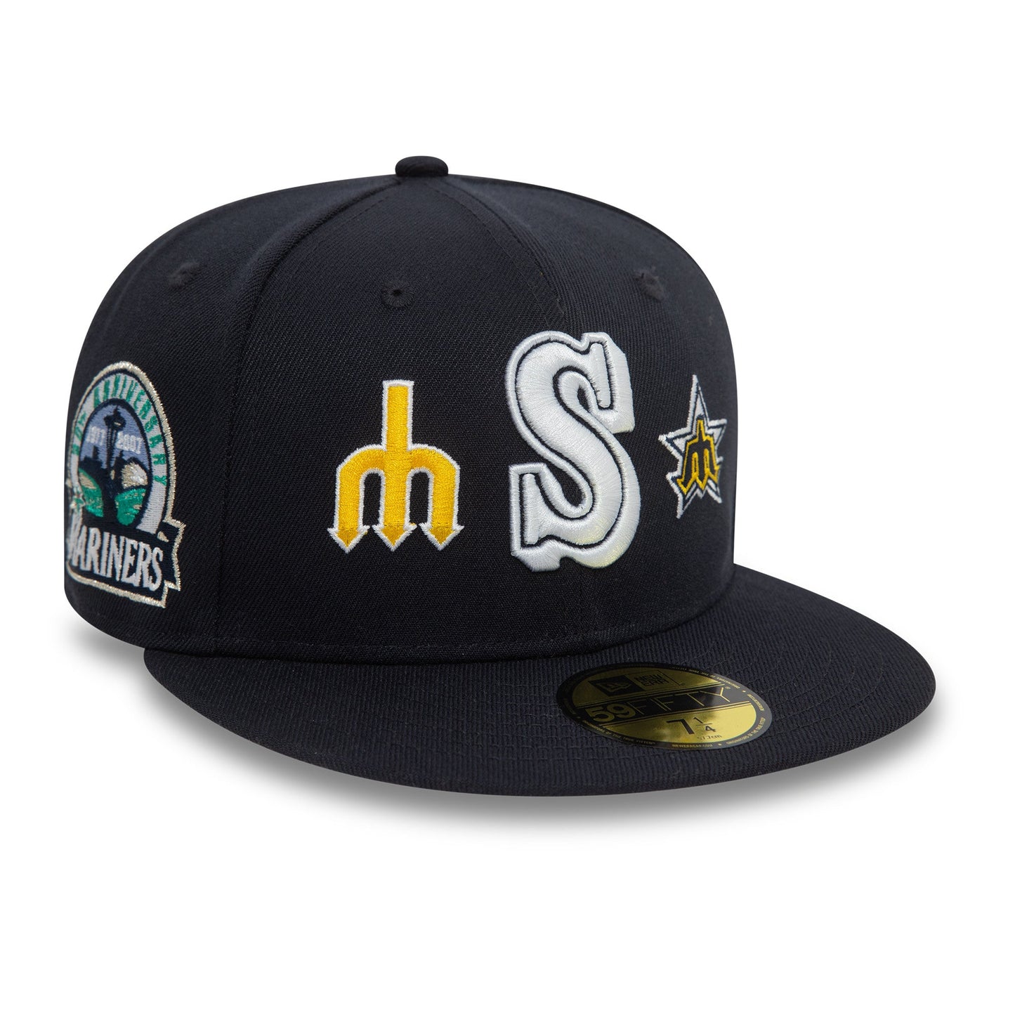 Seattle Mariners 59FIFTY MLB Cooperstown Patch Navy Cap