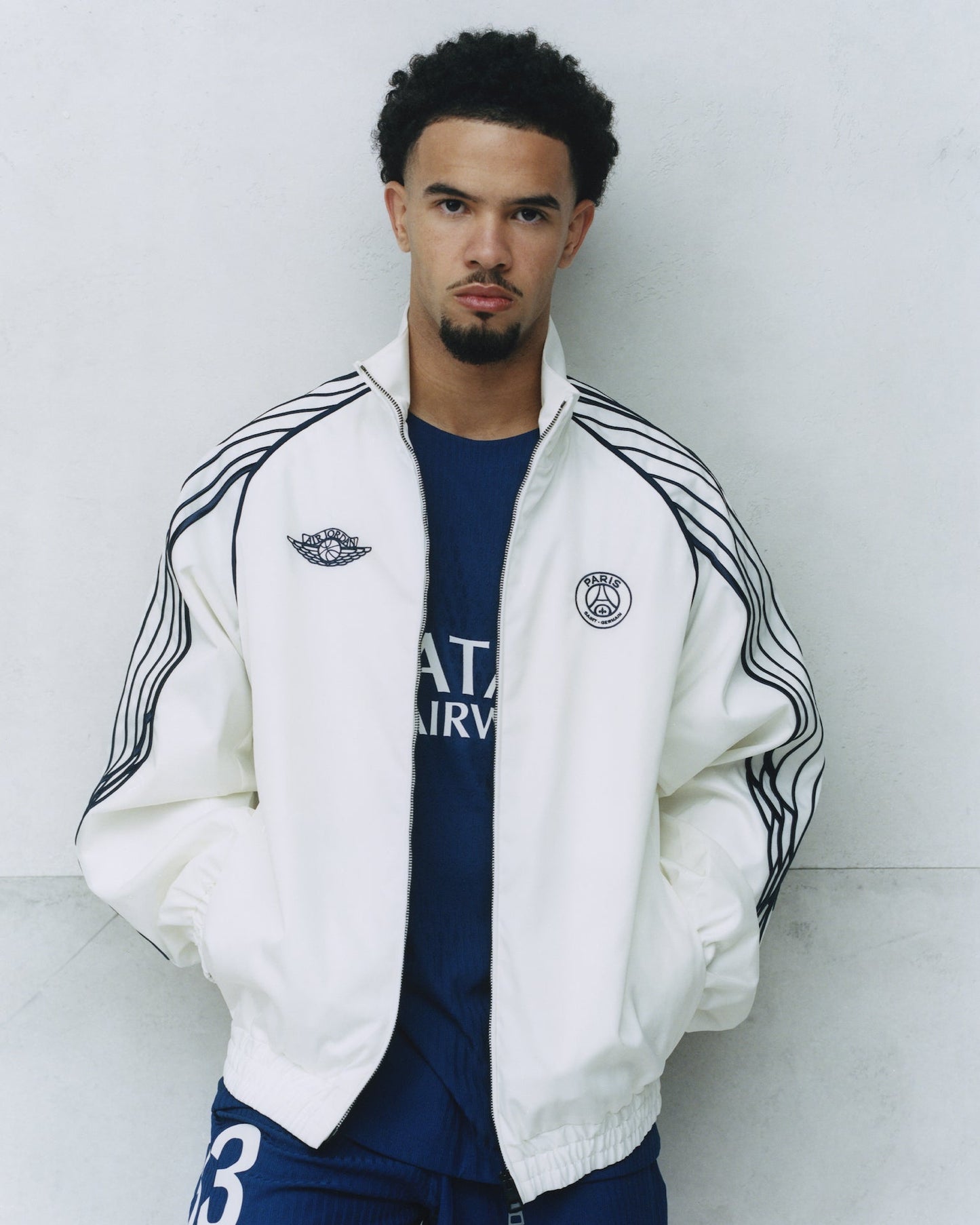 PSG x Jordan Wings Anthem Windbreaker- 'Sail'