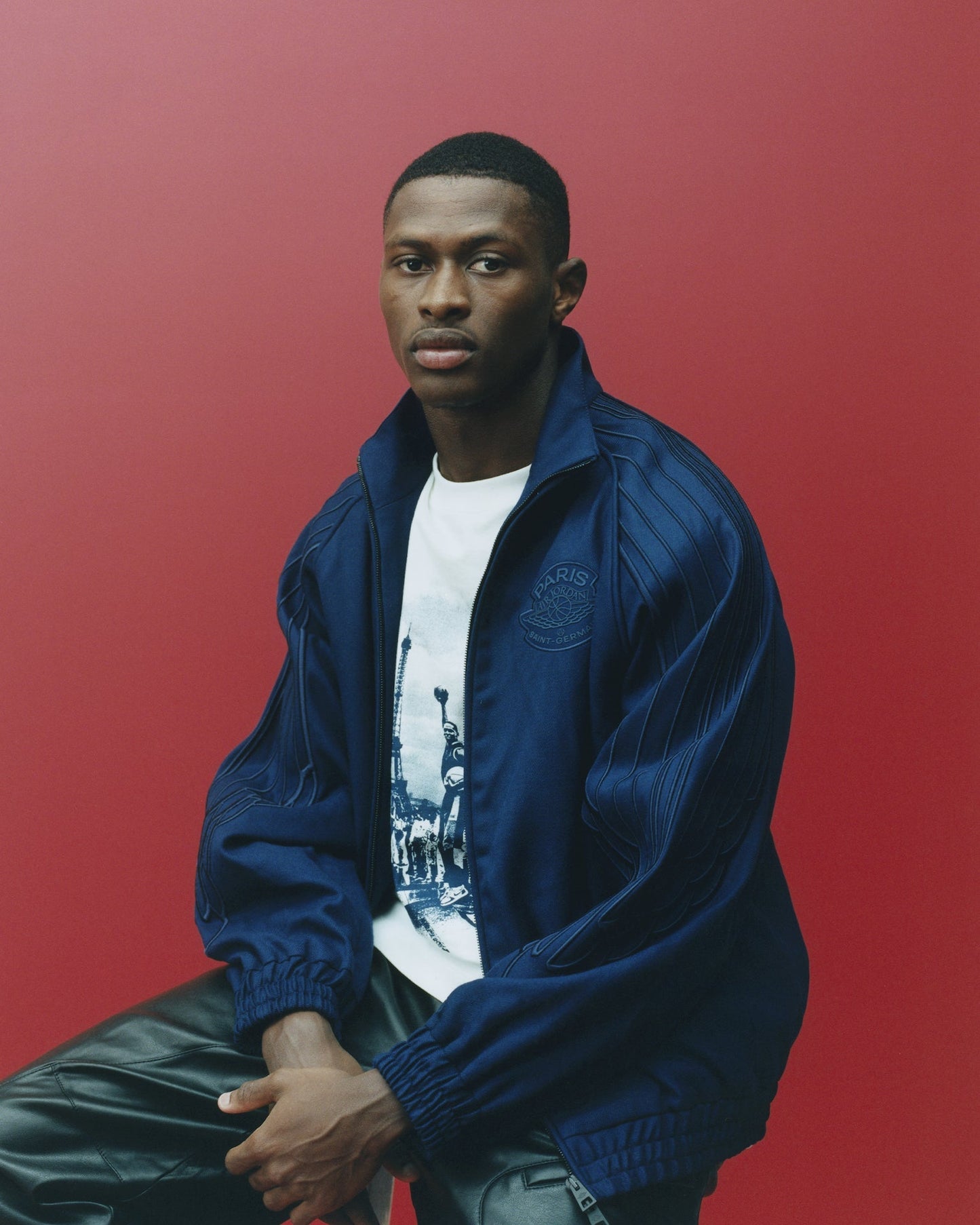 PSG x Jordan Wings Anthem Windbreaker - 'Navy'