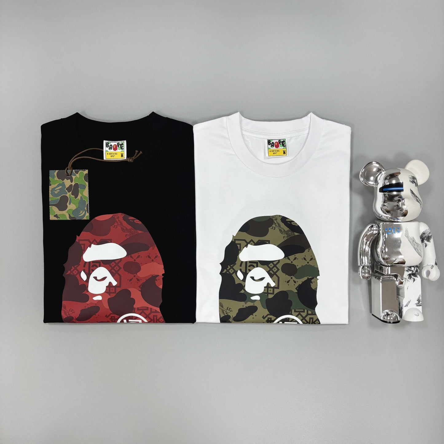 BAPE Ape Head Graffiti Big Ape Head Tee White