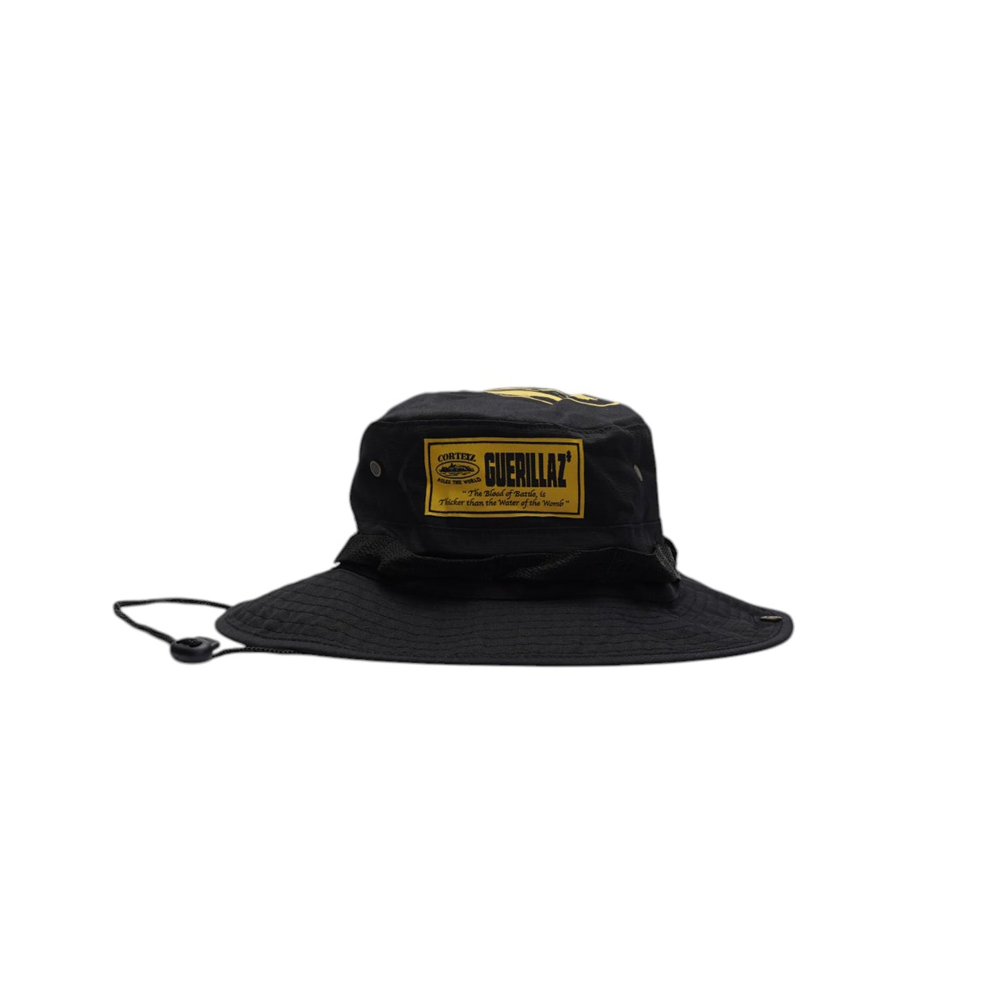 Corteiz Guerillaz Bucket Hat Black