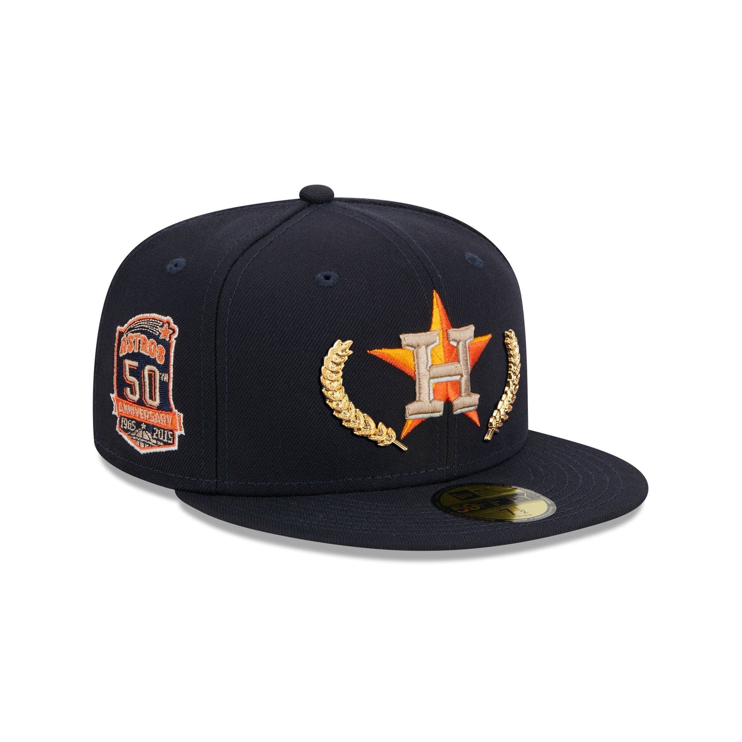 Houston Astros Gold Leaf 59FIFTY Fitted Hat