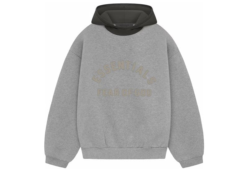 Fear of God Nylon Fleece Hoodie - 'Dark Heather Oatmeal'