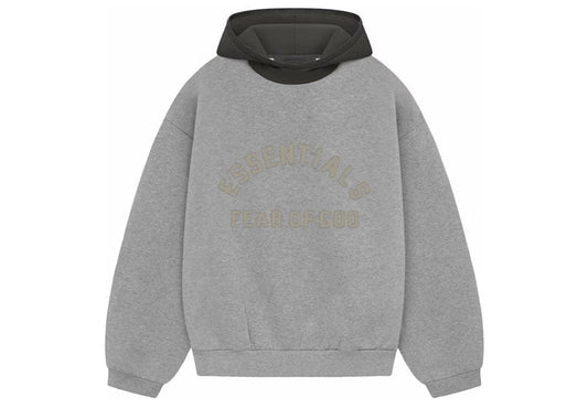 Fear of God Nylon Fleece Hoodie - 'Dark Heather Oatmeal'
