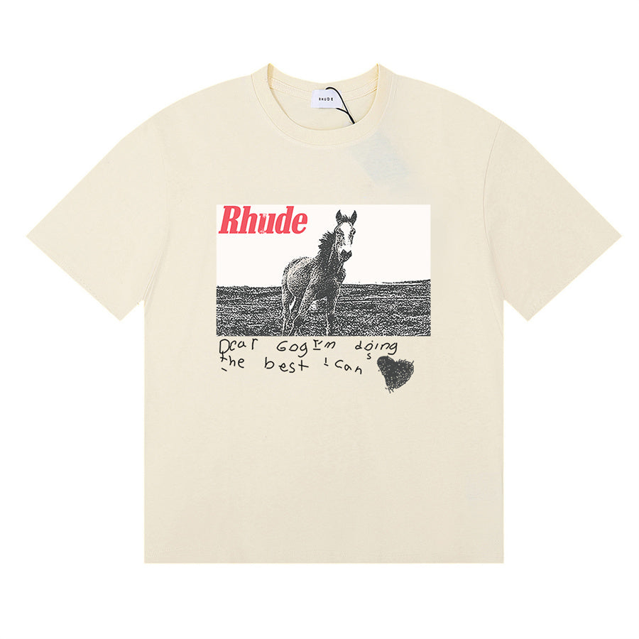 Rhude Horse Tee 'Beige'