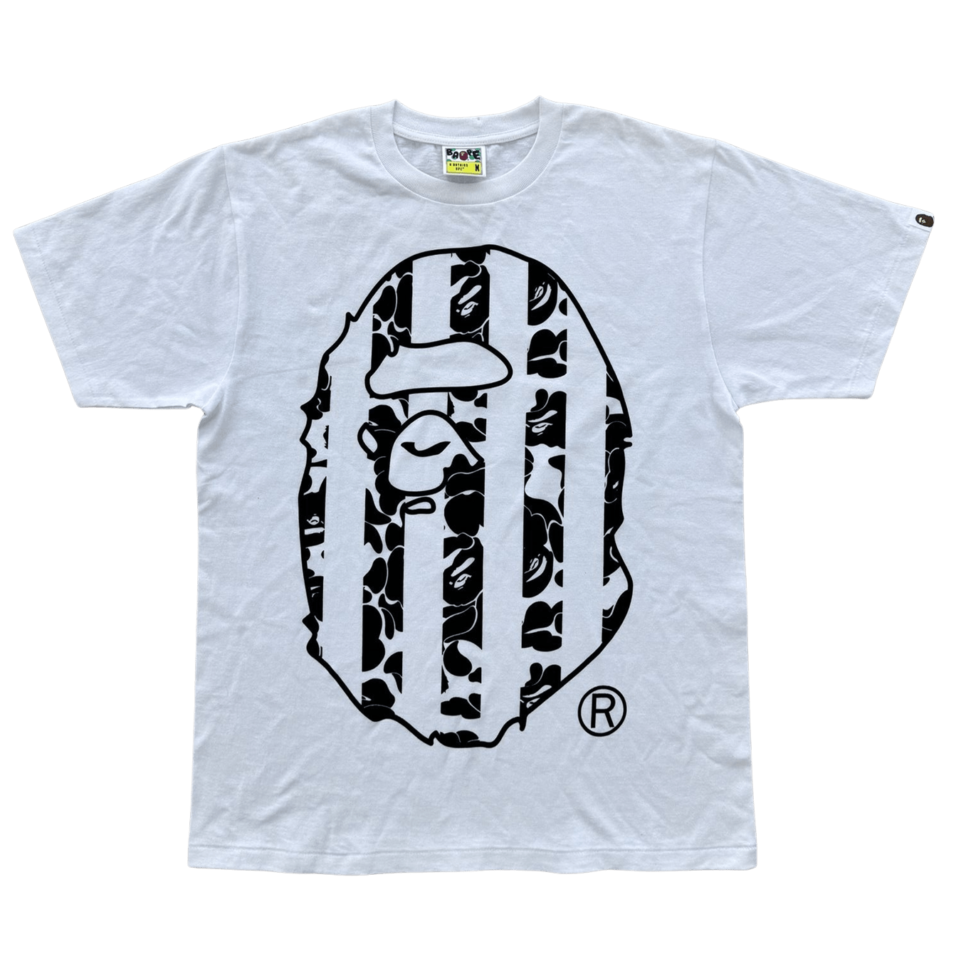 Bape Tee 'White Black'