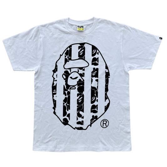 Bape Tee 'White Black'