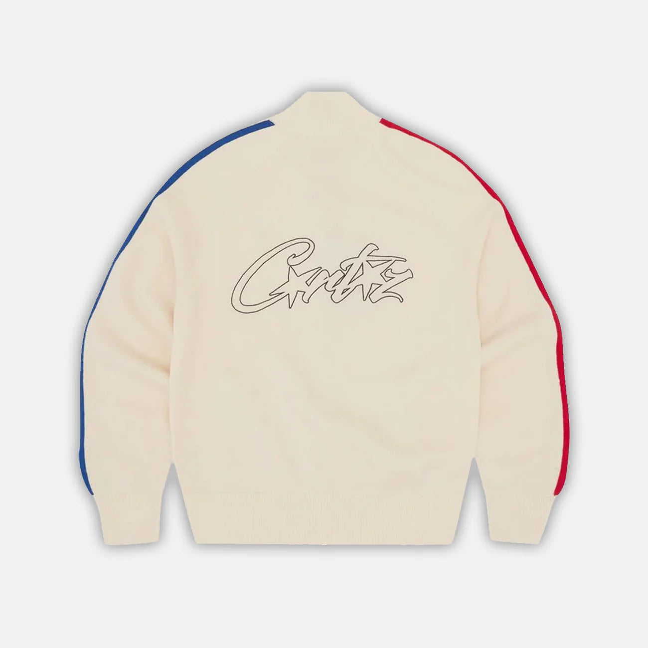 Corteiz RTW Knit Zip Up Fleece - Cream