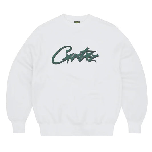 Corteiz Allstarz Sweatshirt White/Green
