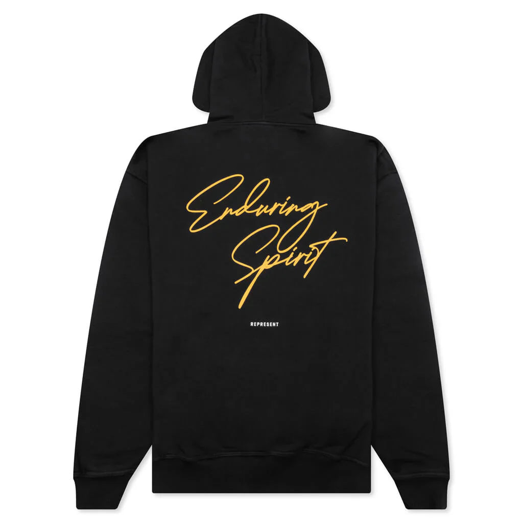 Represent Enduring Spirit Hoodie - "Off Black"