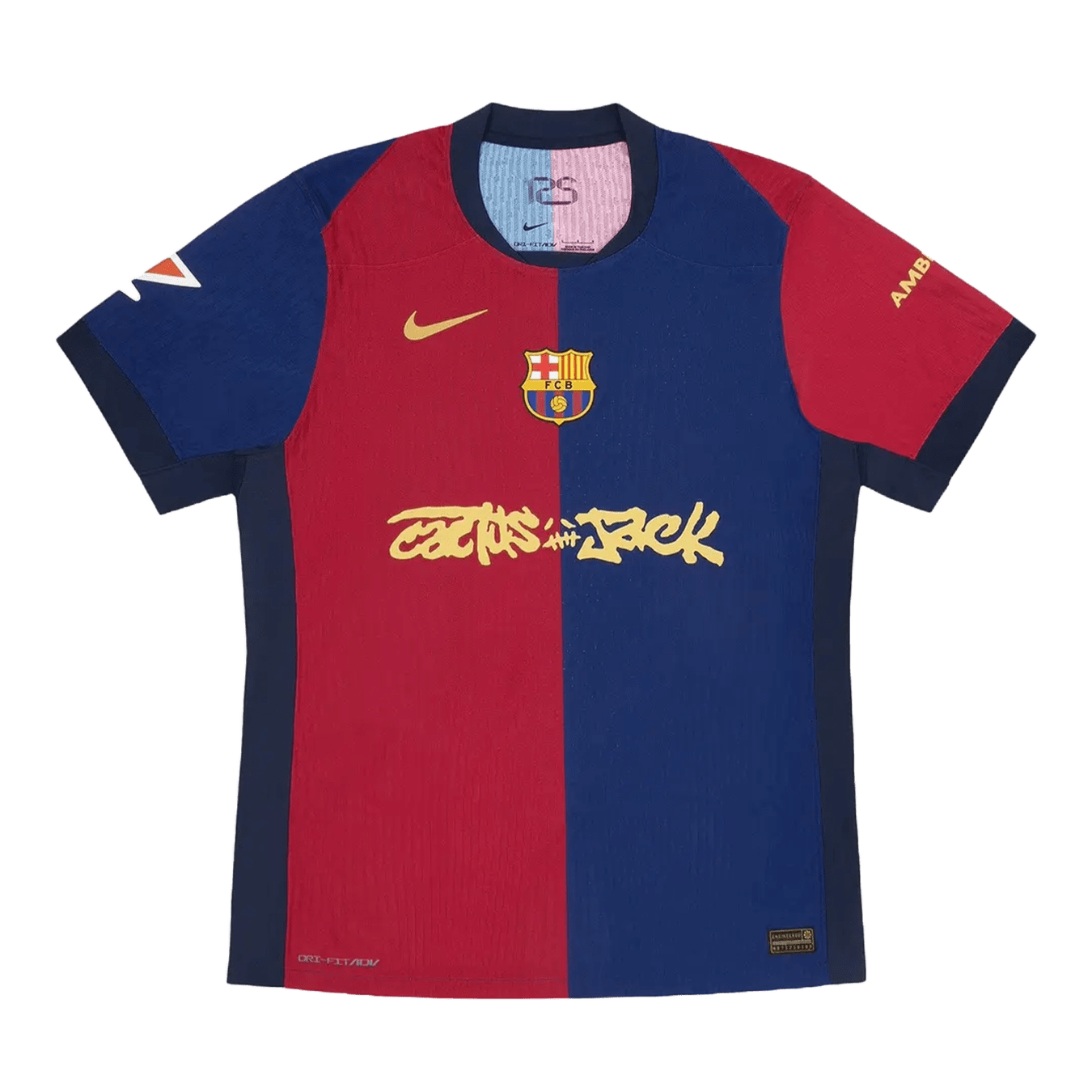 Nike FC Barcelona x Cactus Jack 2024/25 Match Home Jersey 'Red/Blue'