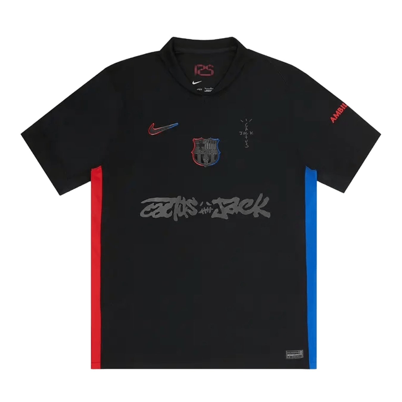 Nike FC Barcelona x Cactus Jack 2024/25 Match Away Jersey 'Black'