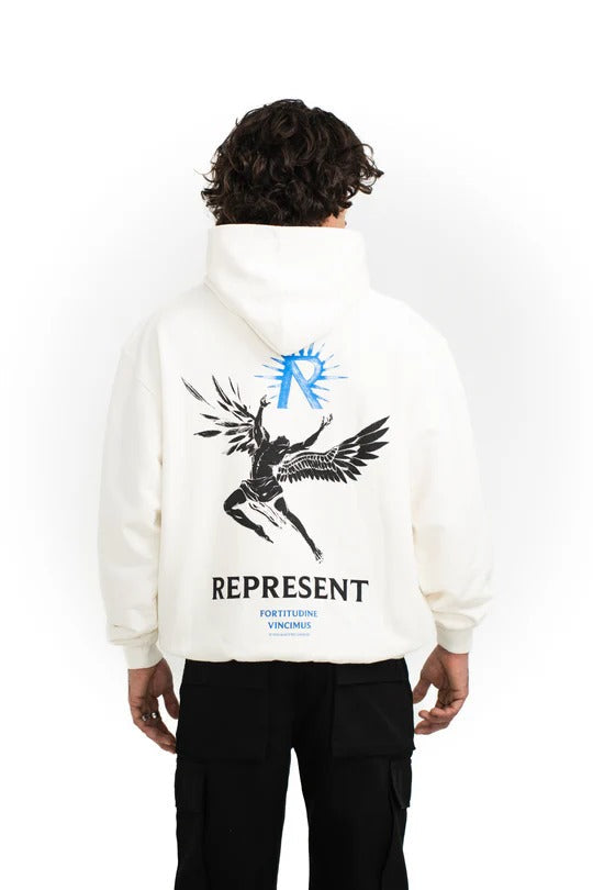 Represent Icarus Hoodie - "Flat White"