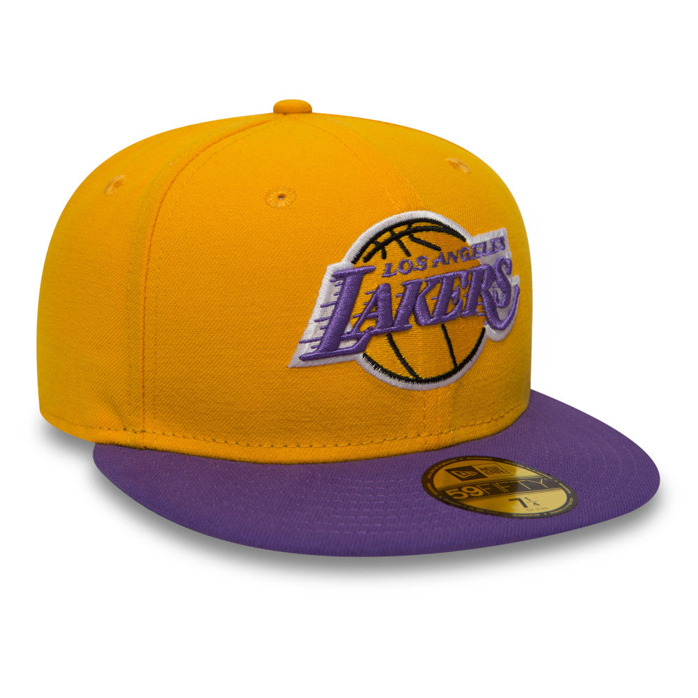 Los Angeles Lakers 59FIFTY NBA Basic Yellow Cap