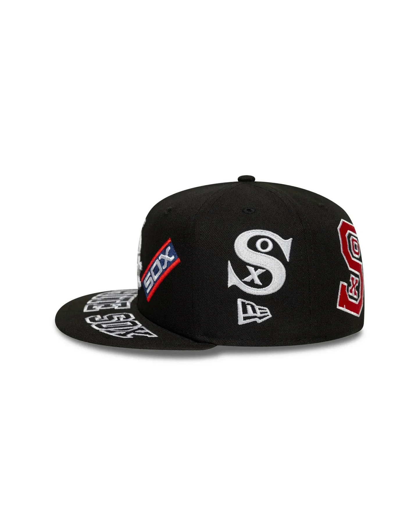 New Era Chicago White Sox MLB All Over 59FIFTY Fitted Cap - "Black"