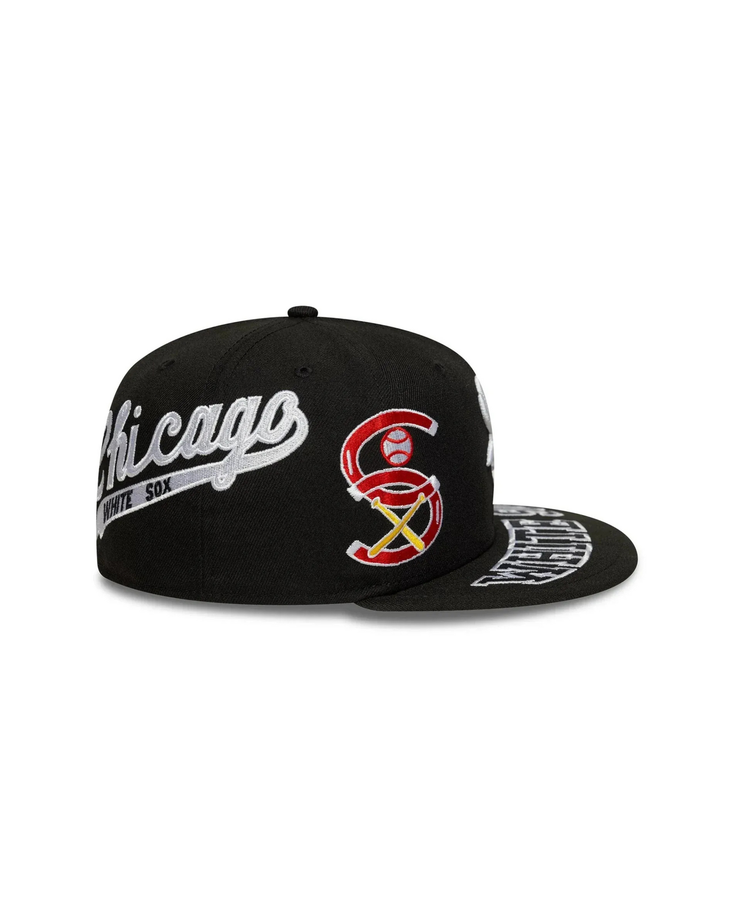 New Era Chicago White Sox MLB All Over 59FIFTY Fitted Cap - "Black"