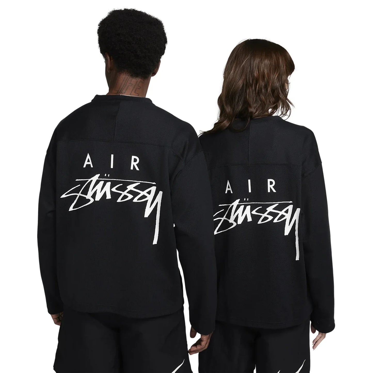Nike x Stussy Long Sleeve Mesh Jersey Black