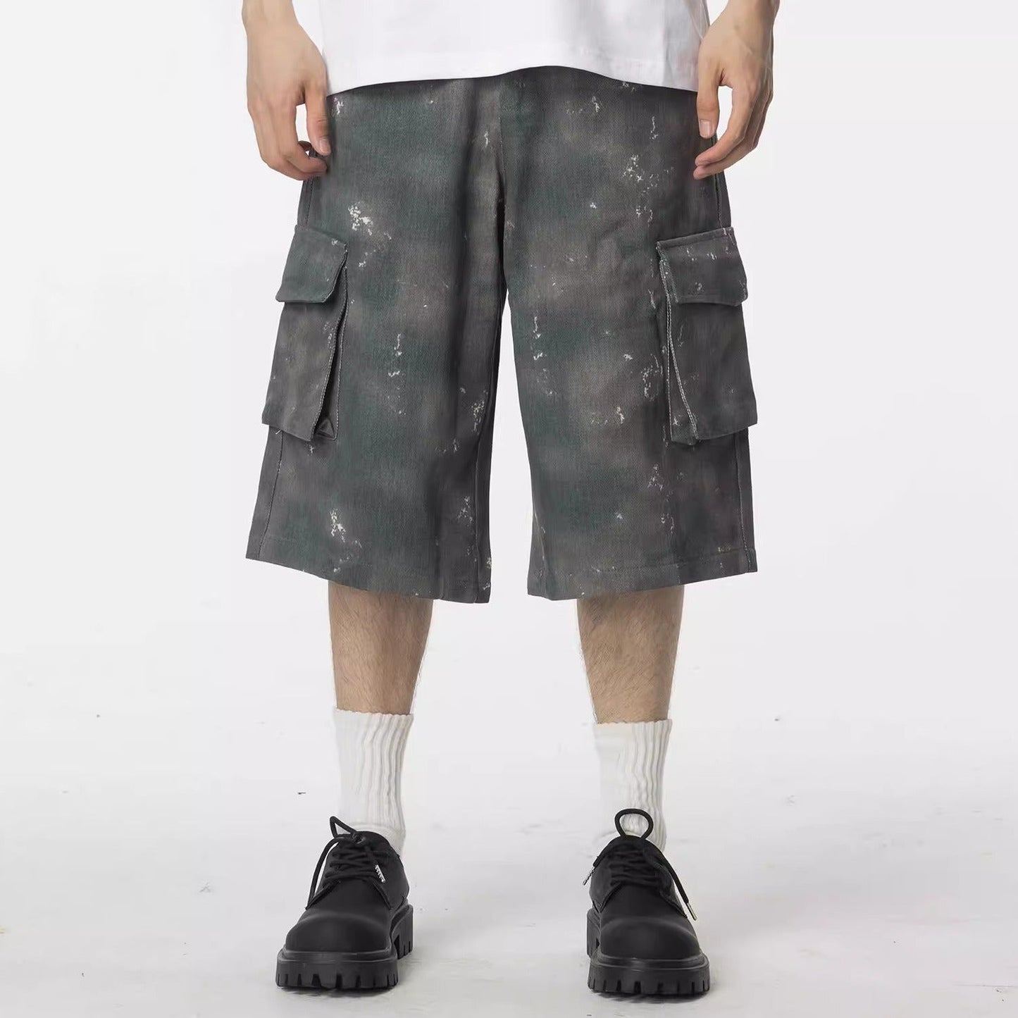 WASHED WASTELAND CARGO SHORTS