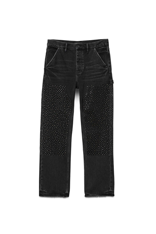 Purple P015 Crystal Carpenter Denim Jeans