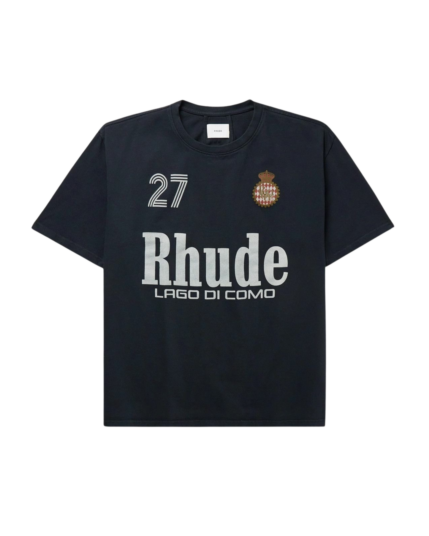 Rhude Racing Crest Logo T-Shirt - "Black"