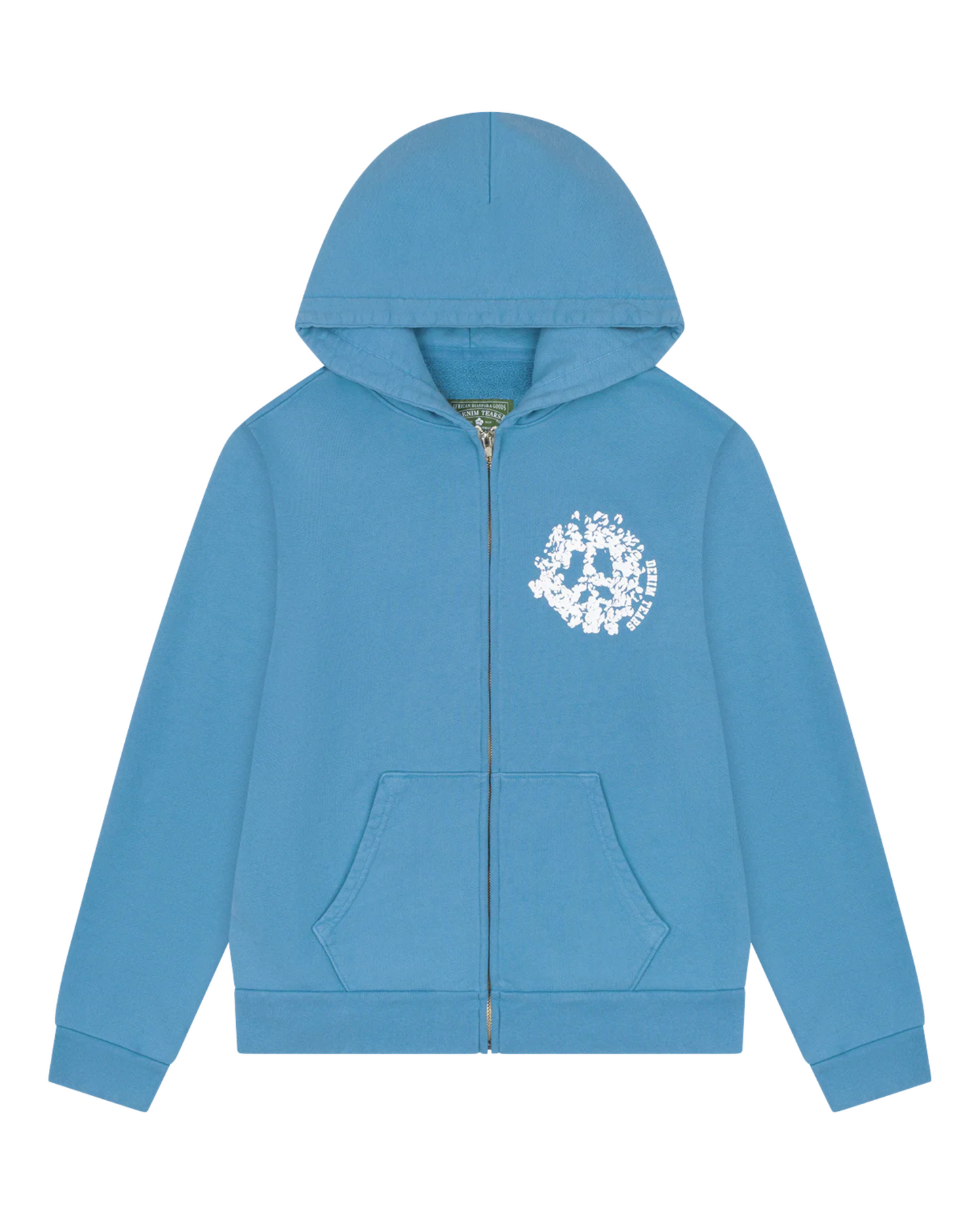 Denim Tears Denim University Zip Hoodie - "Light Blue"