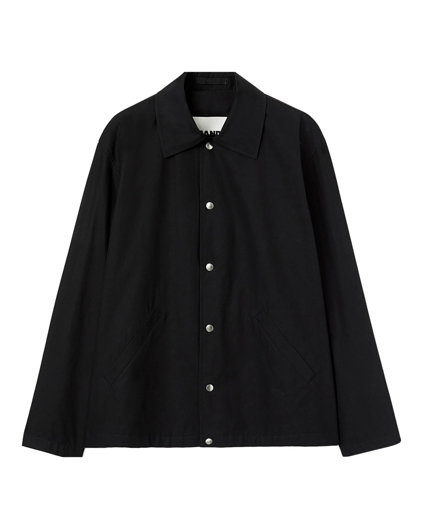 Jil Sander Back Printed Coach Jacket - "Black"