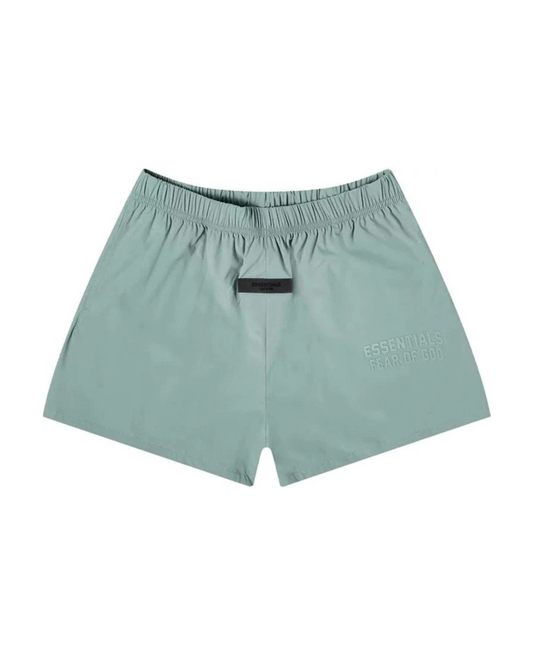 Fear Of God Essentials Nylon Running Shorts - "Sycamore"