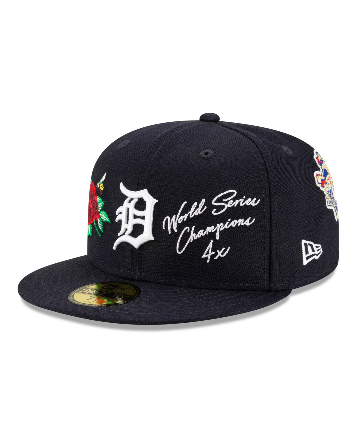 Detroit Tigers 4x MLB World Series Champions 59FIFTY Fitted Hat
