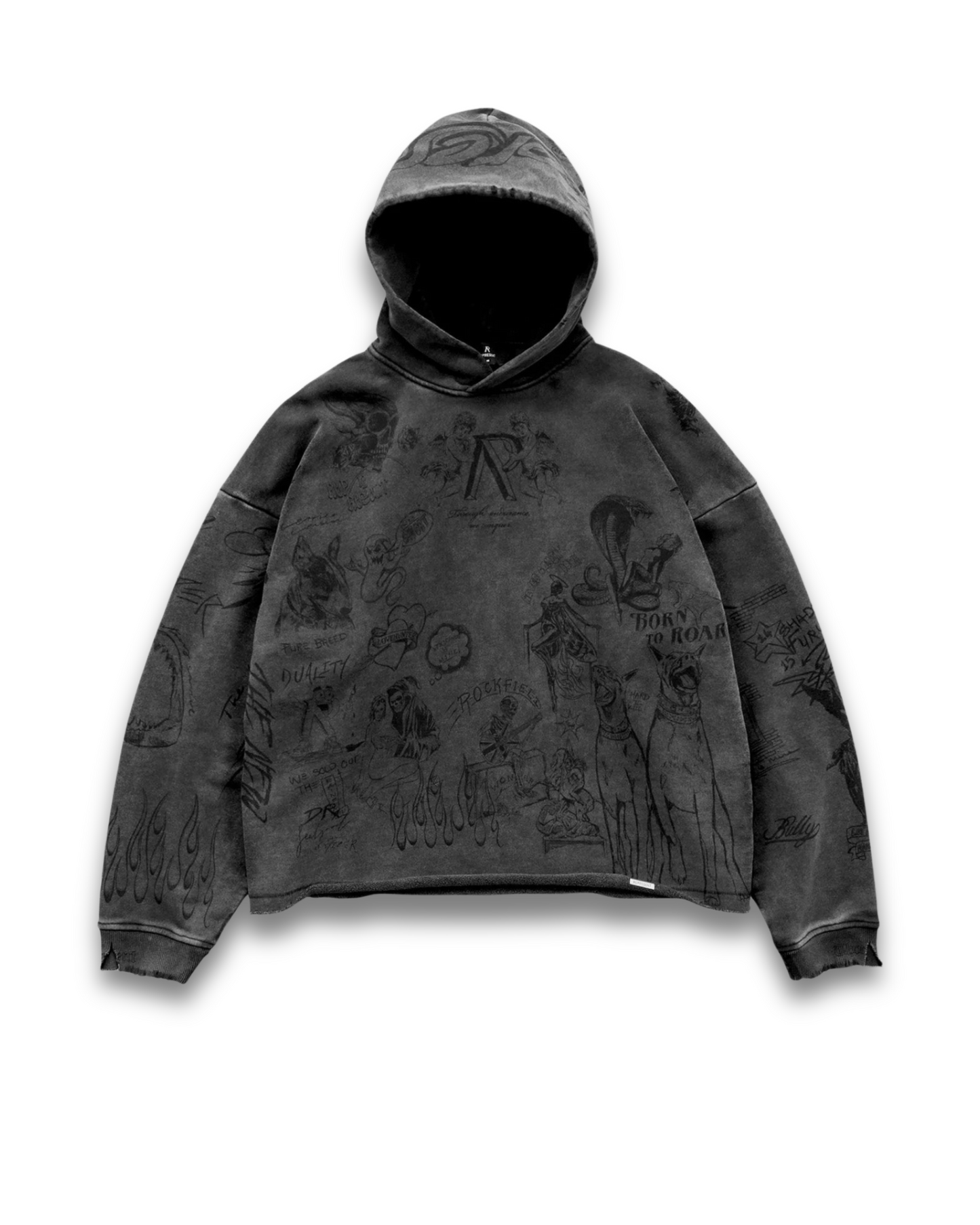 Represent Legacy Hoodie - "Vintage Grey"