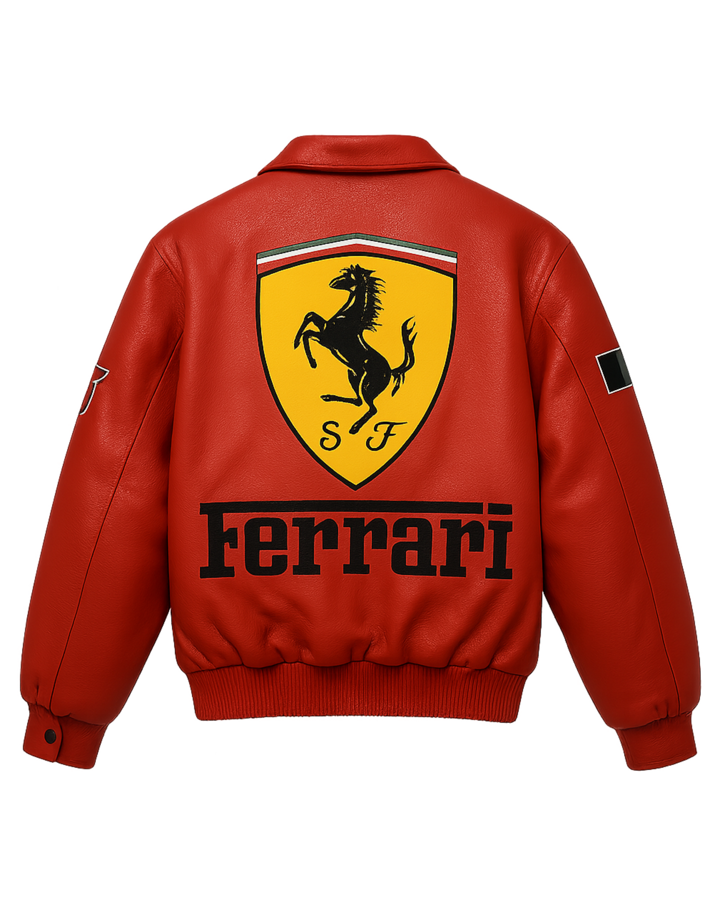 Ferrari Racing Leather Jacket – "Enzo Red"