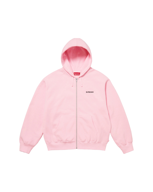 Supreme IDGAF Zip Up Hoodie - "Light Pink"