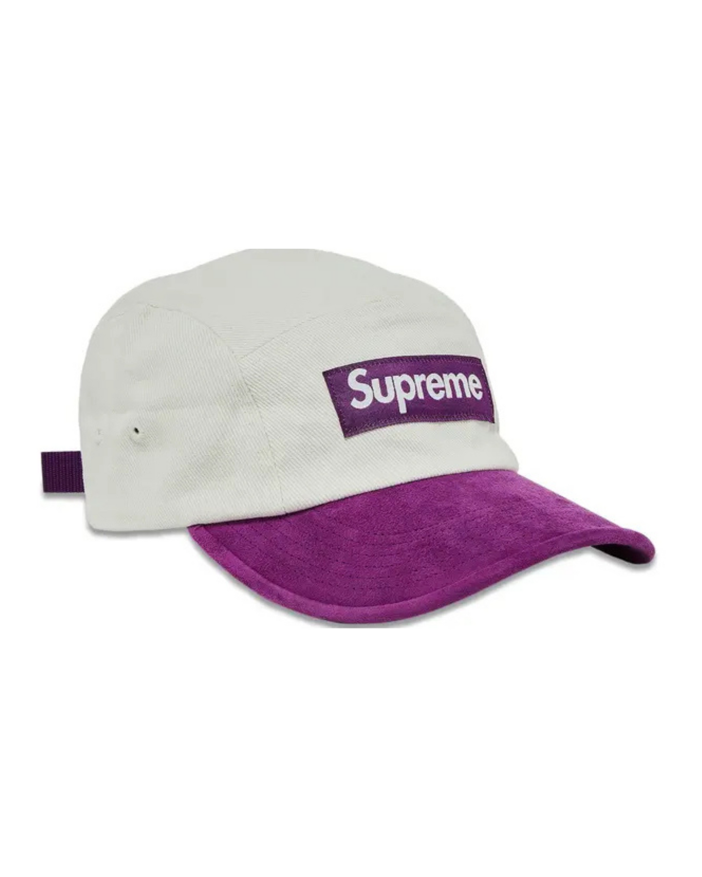 Supreme Suede Visor Camp Cap - "Natural"