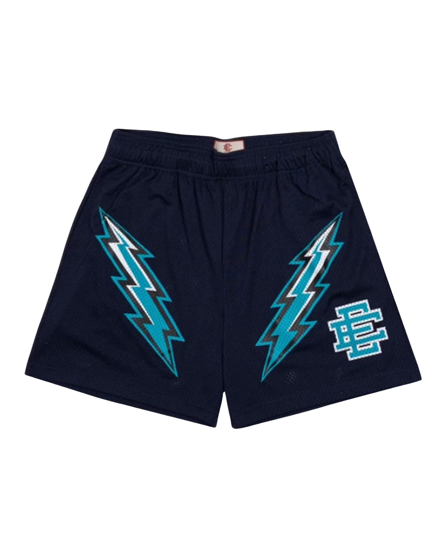 Eric Emanuel EE Basic Lightning Bolt Short - "Navy/Black/Teal"